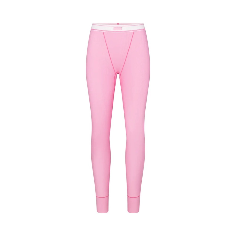 Skims bubblegum multi cotton rib legging